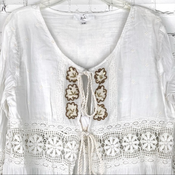 EUC-NOLA By Bijusol 'The Ultimate' Boho Top/Jacket - Picture 2 of 16